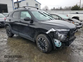 2022 Chevrolet TrailBlazer LT with VIN KL79MPSL1NB078033, listed as a Copart auction lot 79958253 with 43,023 mi miles and Salvage Title. Bid and sale history available at DreamBid. Image 4.