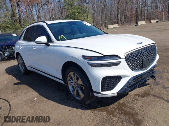 2022 Genesis GV70 Sport z VIN KMUMCDTC4NU039497, wystawiony jako IAAI lot #41668778 z przebiegiem 31 545 mil mil oraz . Historia ofert i sprzedaży dostępna na DreamBid. Obrazek 1.