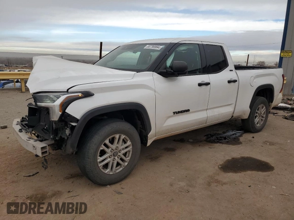 2022 Toyota Tundra SR5 with VIN 5TFLA5DA7NX044358, listed as a Copart auction lot 85799994 with 33,922 mi miles and Salvage title. Bid and sale history available at DreamBid. Image 1.