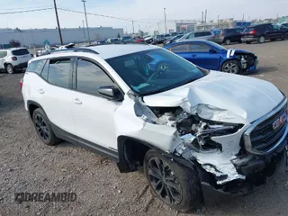 2020 GMC Terrain SLE with VIN 3GKALTEV6LL286188, listed as a IAAI auction lot 40631061 with 41,874 mi miles. Bid and sale history available at carsss.com. Image 1.