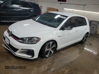 2018 Volkswagen Golf GTI S with VIN 3VW547AU3JM277628, listed as a Copart auction lot 49821555 with 59,616 mi miles and Salvage Title. Bid and sale history available at carsss.com. Image 1.