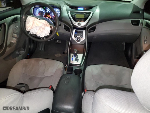 2012 Hyundai Elantra GLS PZEV with VIN 5NPDH4AE9CH135271, listed as a Copart auction lot 83614384 with 166,623 mi miles and Salvage Title. Bid and sale history available at carsss.com. Image 8.