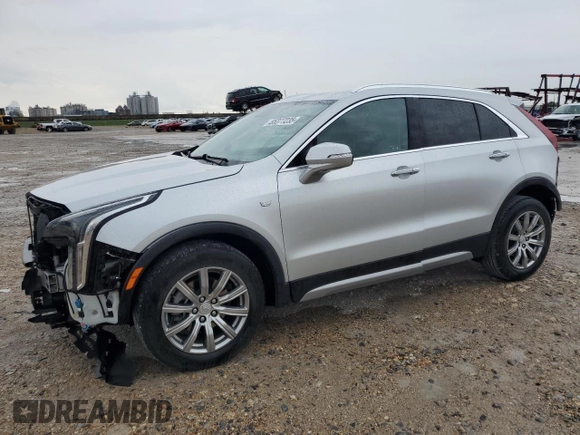 2021 Cadillac XT4 FWD Premium Luxury with VIN 1GYFZCR48MF083164, listed as a Copart auction lot 55377235 with 63,987 mi miles and Salvage title. Bid and sale history available at DreamBid. Image 1.