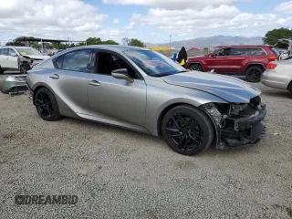 2021 Lexus IS 300 with VIN JTHAA1D23M5112947, listed as a Copart auction lot 56178725 with 60,479 mi miles and Salvage title. Bid and sale history available at DreamBid. Image 4.