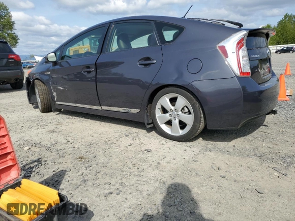 2014 Toyota Prius Four with VIN JTDKN3DU6E1743871, listed as a Copart auction lot 55454155 with 96,283 mi miles and Salvage Title. Bid and sale history available at DreamBid. Image 2.