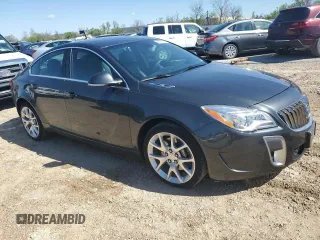 2017 Buick Regal GS with VIN 2G4GT5GX1H9190829, listed as a Copart auction lot 48290075 with 0 mi miles and Salvage Title. Bid and sale history available at carsss.com. Image 4.