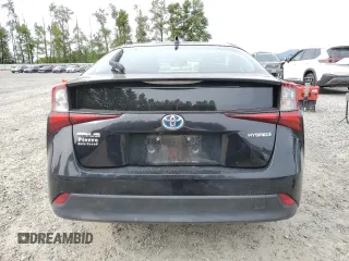 2020 Toyota Prius L Eco with VIN JTDKARFU6L3115953, listed as a Copart auction lot 54954335 with Not provided miles and Salvage title. Bid and sale history available at DreamBid. Image 6.