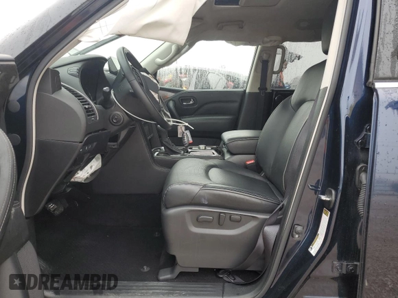 2024 Infiniti QX80 LUXE with VIN JN8AZ2AE0R9329875, listed as a Copart auction lot 46489615 with 28,834 mi miles and Non Repairable. Bid and sale history available at carsss.com. Image 7.