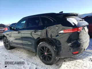 2018 Jaguar F-Pace 35t Prestige with VIN SADCK2EV5JA256691, listed as a Copart auction lot 87506915 with 64,182 mi miles and Salvage title. Bid and sale history available at DreamBid. Image 2.