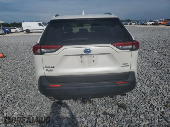 2022 Toyota RAV4 Hybrid XLE Premium with VIN JTMB6RFV4ND535282, listed as a Copart auction lot 61249445 with 82,398 mi miles and Salvage title. Bid and sale history available at DreamBid. Image 6.