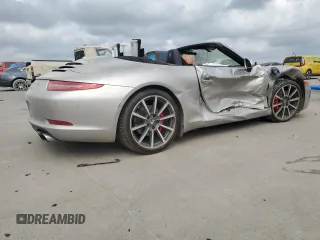 2013 Porsche 911 Carrera S with VIN WP0CB2A94DS154074, listed as a Copart auction lot 59893094 with 42,862 mi miles and Salvage Title. Bid and sale history available at carsss.com. Image 3.