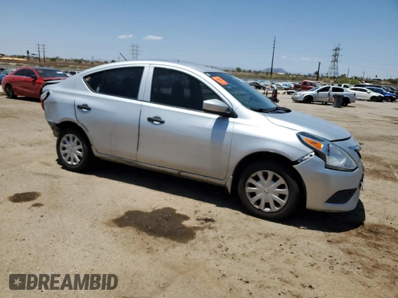 2016 Nissan Versa S with VIN 3N1CN7AP8GL899211, listed as a Copart auction lot 62689825 with 86,688 mi miles and Salvage title. Bid and sale history available at DreamBid. Image 4.