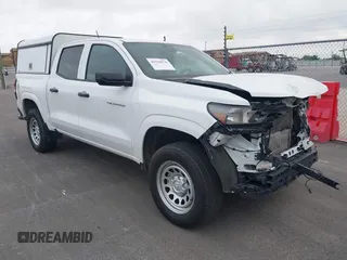 2024 Chevrolet Colorado 2WD Work Truck with VIN 1GCGSBECXR1148879, listed as a IAAI auction lot 42126574 with 209 mi miles and . Bid and sale history available at DreamBid. Image 1.