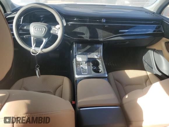 2021 Audi Q7 Premium Plus with VIN WA1LJAF7XMD000584, listed as a Copart auction lot 86115854 with 23,087 mi miles and Salvage title. Bid and sale history available at DreamBid. Image 8.