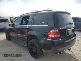 2007 Mercedes-Benz GL-Class with VIN 4JGBF22E87A277541, listed as a Copart auction lot 76740074 with 0 mi miles and Salvage Title. Bid and sale history available at carsss.com. Image 2.