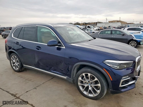 2019 BMW X5 xDrive40i with VIN 5UXCR6C57KLL65126, listed as a Copart auction lot 48065585 with 63,904 mi miles and Salvage Title. Bid and sale history available at carsss.com. Image 4.