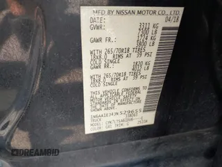 2018 Nissan Titan SV with VIN 1N6AA1EJ4JN529655, listed as a IAAI auction lot 42051405 with 153,599 mi miles and . Bid and sale history available at DreamBid. Image 9.