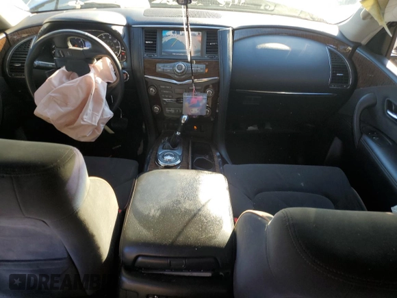 2017 Nissan Armada SV with VIN JN8AY2ND8H9008069, listed as a Copart auction lot 80265754 with 137,009 mi miles and Salvage Title. Bid and sale history available at carsss.com. Image 8.