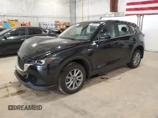 2023 Mazda CX-5 2.5 S with VIN JM3KFBAM5P0260383, listed as a Copart auction lot 51846035 with 29,977 mi miles and Salvage Title. Bid and sale history available at carsss.com. Image 1.