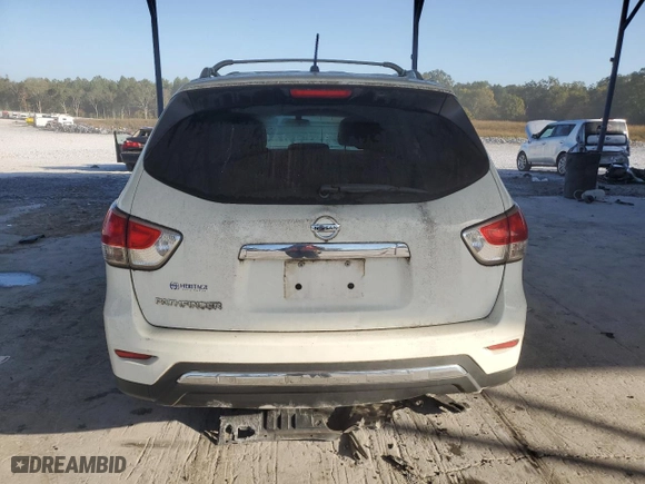 2015 Nissan Pathfinder S with VIN 5N1AR2MNXFC668306, listed as a Copart auction lot 77457534 with 232,610 mi miles and Salvage Title. Bid and sale history available at carsss.com. Image 6.