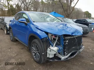 2022 Lexus NX 350 with VIN 2T2AGCEZ9NC014240, listed as a IAAI auction lot 42015183 with 21,523 mi miles and . Bid and sale history available at DreamBid. Image 1.