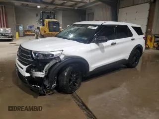 2021 Ford Explorer with VIN 1FMSK8BH1MGC30918, listed as a Copart auction lot 42980365 with 38,108 mi miles and Salvage Title. Bid and sale history available at carsss.com. Image 1.