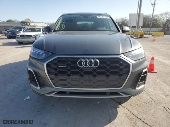 2023 Audi Q5 S line Premium Plus with VIN WA1EAAFY6P2029159, listed as a Copart auction lot 50779175 with 24,288 mi miles and Salvage Title. Bid and sale history available at carsss.com. Image 5.