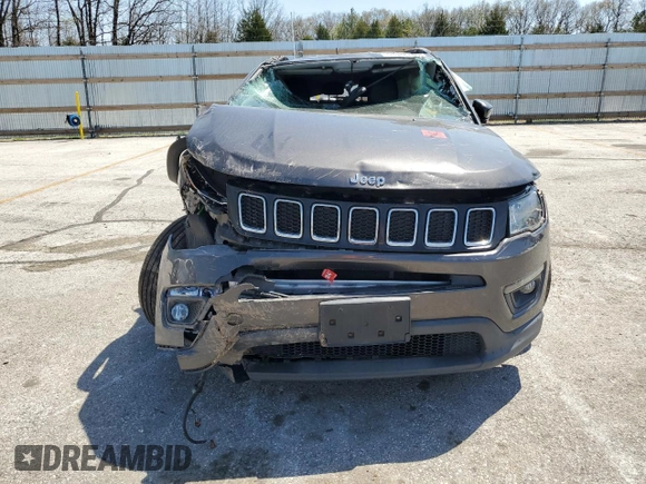 2018 Jeep Compass Latitude с VIN 3C4NJDBB8JT179546, выставлен на аукционе Copart как лот 53488785 с пробегом 67 033 миль миль и Списание • Salvage title. История ставок и продаж доступна на DreamBid. Изображение 5.