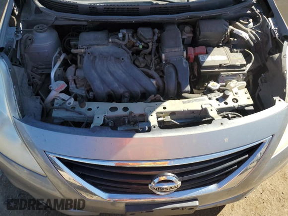 2012 Nissan Versa SV with VIN 3N1CN7AP8CL811607, listed as a Copart auction lot 45140385 with 136,413 mi miles and Salvage Title. Bid and sale history available at carsss.com. Image 11.