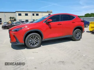 2023 Lexus NX 250 z VIN 2T2ADCAZXPC004558, wystawiony jako Copart lot #59130545 z przebiegiem 10 243 mil mil oraz Szkoda całkowita • Salvage title. Historia ofert i sprzedaży dostępna na DreamBid. Obrazek 1.