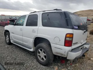 2001 GMC Yukon Denali z VIN 1GKEK63U01J287101, wystawiony jako Copart lot #43659115 z przebiegiem Nie podano mil oraz Szkoda całkowita • Salvage title. Historia ofert i sprzedaży dostępna na DreamBid. Obrazek 2.