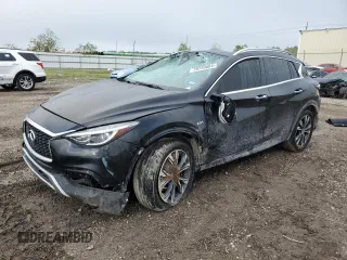 2018 Infiniti QX30 Luxury with VIN SJKCH5CR2JA052218, listed as a Copart auction lot 79720664 with 66,634 mi miles and Non Repairable. Bid and sale history available at DreamBid. Image 1.