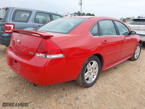 2012 Chevrolet Impala LT Fleet with VIN 2G1WG5E36C1161623, listed as a IAAI auction lot 41761317 with 100,204 mi miles. Bid and sale history available at carsss.com. Image 4.