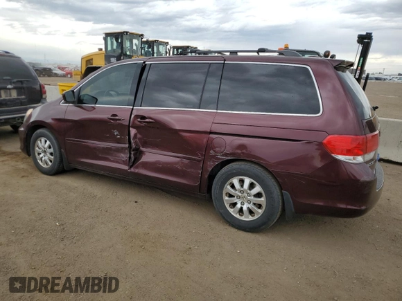 2008 Honda Odyssey EX-L with VIN 5FNRL38678B075882, listed as a Copart auction lot 52539105 with 207,404 mi miles and Salvage Title. Bid and sale history available at carsss.com. Image 2.