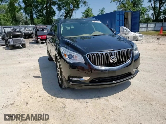2017 Buick Enclave Leather with VIN 5GAKRBKD9HJ105122, listed as a Copart auction lot 54020875 with 33,457 mi miles and Salvage Title. Bid and sale history available at carsss.com. Image 14.