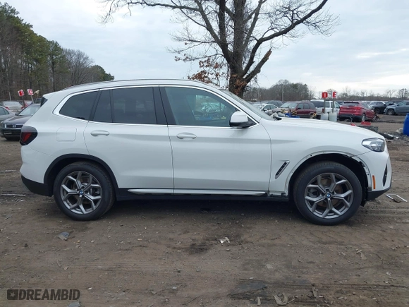 2023 BMW X3 xDrive30i with VIN 5UX53DP05P9T22681, listed as a IAAI auction lot 41646499 with 18,307 mi miles. Bid and sale history available at carsss.com. Image 13.