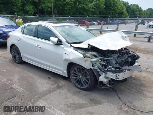 2019 Acura ILX Premium with VIN 19UDE2F82KA005159, listed as a IAAI auction lot 42406355 with 80,126 mi miles and . Bid and sale history available at DreamBid. Image 1.