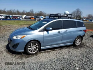 2012 Mazda 5 Grand Touring with VIN JM1CW2DL3C0142570, listed as a Copart auction lot 51319295 with 112,662 mi miles and Salvage Title. Bid and sale history available at carsss.com. Image 1.