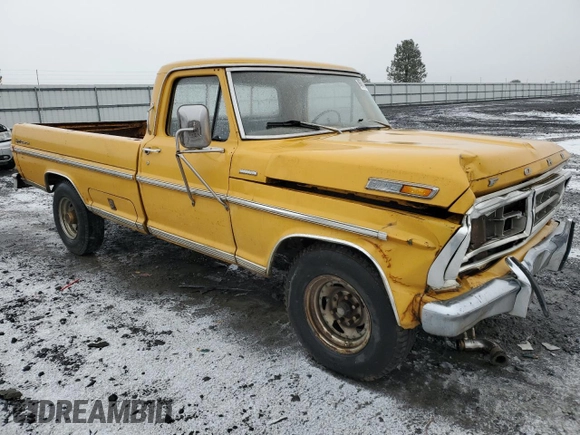 1971 Ford F-250 с VIN F25HRL00594, выставлен на аукционе Copart как лот 86818544 с пробегом 61 417 миль миль и Списание • Salvage title. История ставок и продаж доступна на DreamBid. Изображение 4.