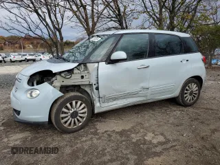 2014 FIAT 500L Easy with VIN ZFBCFABHXEZ009377, listed as a Copart auction lot 81530394 with 149,194 mi miles and Salvage Title. Bid and sale history available at carsss.com. Image 1.