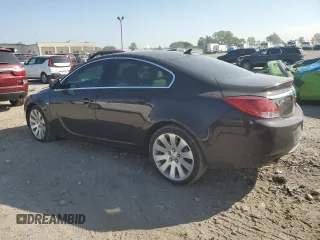 2011 Buick Regal CXL Turbo TO6 with VIN W04G05GV0B1101155, listed as a Copart auction lot 71955594 with 60,414 mi miles and Salvage Title. Bid and sale history available at carsss.com. Image 2.