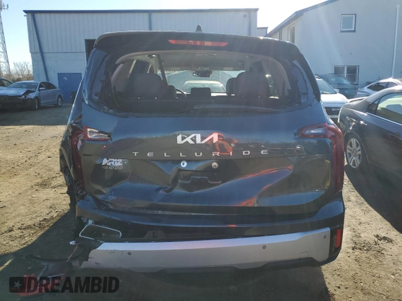 2024 Kia Telluride LX with VIN 5XYP24GC0RG553481, listed as a Copart auction lot 83525194 with 3,934 mi miles and Salvage title. Bid and sale history available at DreamBid. Image 6.