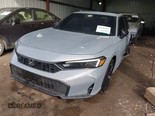 2025 Honda Civic Sport with VIN 2HGFE2F53SH569192, listed as a IAAI auction lot 41836855 with 1,117 mi miles and . Bid and sale history available at DreamBid. Image 2.