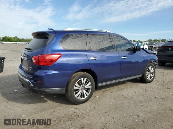 2019 Nissan Pathfinder S with VIN 5N1DR2MM8KC647517, listed as a Copart auction lot 56204075 with 82,956 mi miles and Salvage title. Bid and sale history available at DreamBid. Image 3.