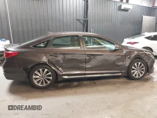2017 Hyundai Sonata Sport with VIN 5NPE34AF4HH483482, listed as a IAAI auction lot 42042834 with 82,340 mi miles. Bid and sale history available at carsss.com. Image 6.
