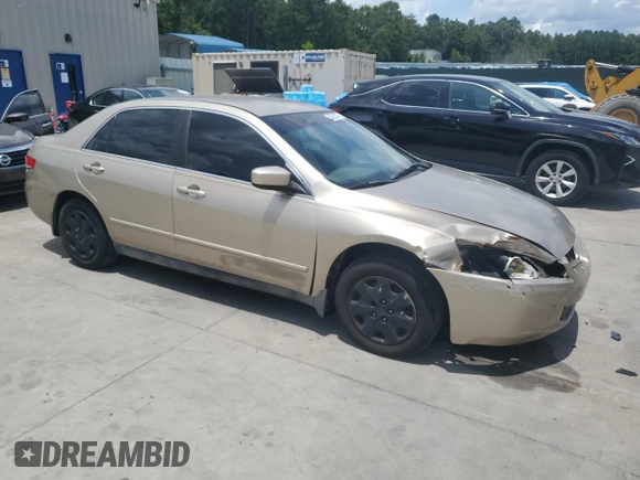 2003 Honda Accord LX with VIN 1HGCM56363A064852, listed as a Copart auction lot 60415245 with 288,685 mi miles and Salvage title. Bid and sale history available at DreamBid. Image 4.