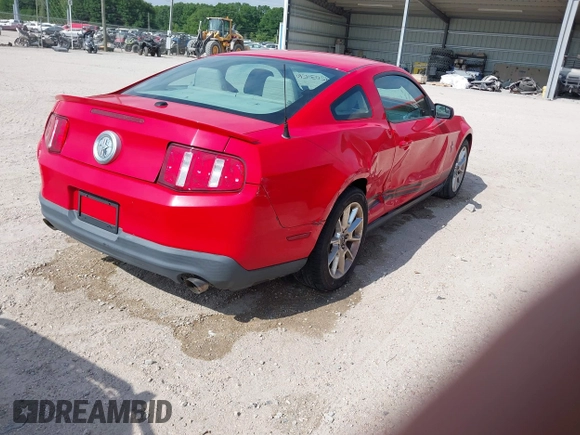 2011 Ford Mustang V6 with VIN 1ZVBP8AM8B5140806, listed as a IAAI auction lot 42039210 with 47,883 mi miles and . Bid and sale history available at DreamBid. Image 4.