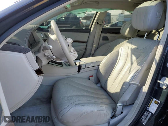 2016 Mercedes-Benz S 550 with VIN WDDUG8CB2GA221960, listed as a Copart auction lot 87473334 with Not Provided miles and Salvage Title. Bid and sale history available at carsss.com. Image 7.