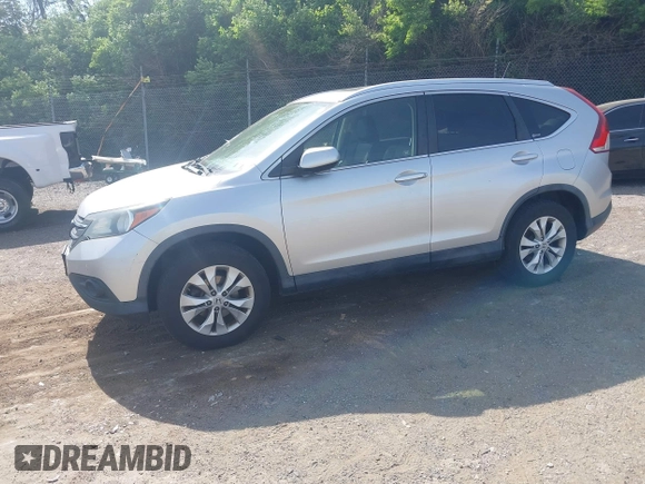 2012 Honda CR-V EX-L with VIN JHLRM4H75CC007326, listed as a IAAI auction lot 42152705 with 161,290 mi miles. Bid and sale history available at carsss.com. Image 18.