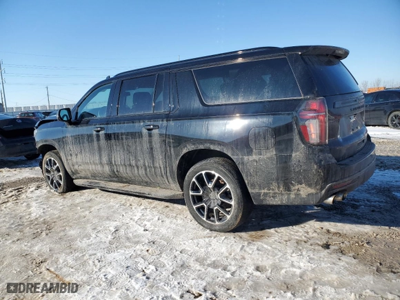 2022 Chevrolet Suburban RST with VIN 1GNSKEKL1NR224699, listed as a Copart auction lot 88583605 with 82,849 mi miles and Salvage Title. Bid and sale history available at carsss.com. Image 2.